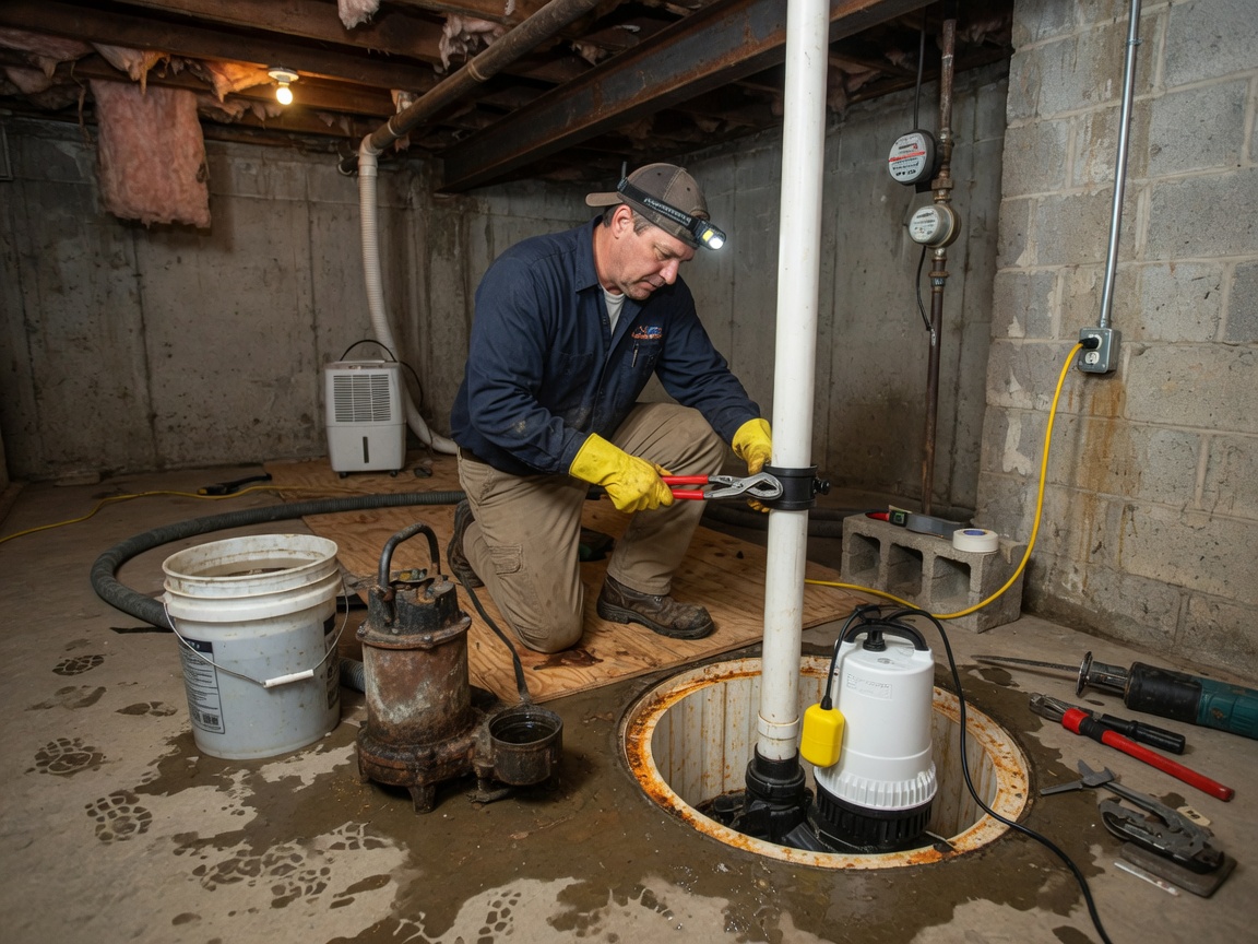 Sump Pump Repair in West Akron, OH 44313